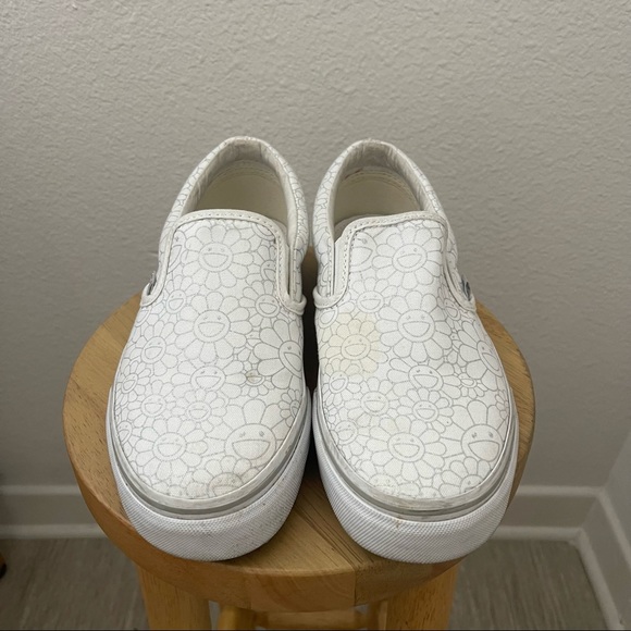 VAULT BY VANS X TAKASHI MURAKAMI - CLASSIC SLIP-ON LX (Flower) Silver Line - Picture 4 of 12